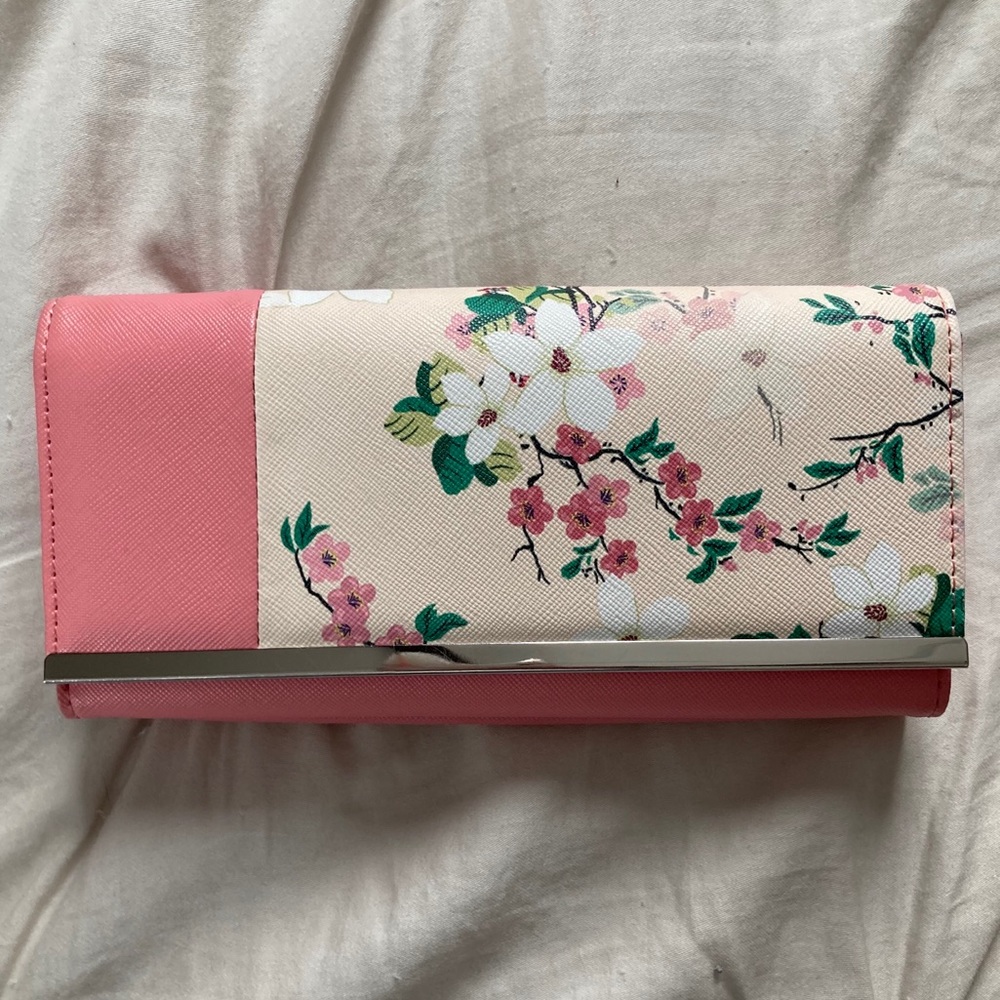 Pink Floral Wallet